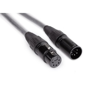 Admiral Kabel DMX 5-pin XLR 0,5 m czarny