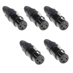 Admiral Wtyk XLR 3-pin żeński, 5 sztuk