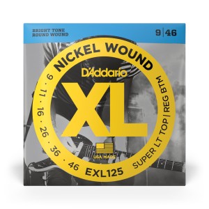 D'Addario EXL125 struny do gitary elektr 9-46