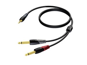 Procab CLA713/3 kabel mini jack stereo-2xjack 3m