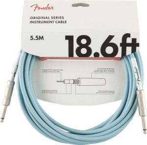 Fender Original 18,6' Daphne Blue kabel instrument