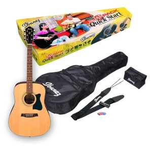 Ibanez V50NJP Natural – Westerngitarren-Set
