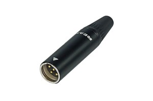 Rean RT3MC-B złącze mini XLR 3-pin męskie