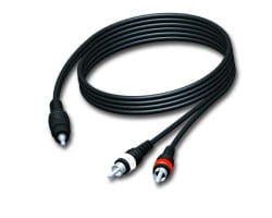 Procab CAB711/5 Kabel Stereo-Miniklinke - 2xRCA 5m