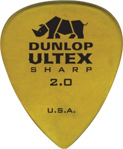 Dunlop Ultex Sharp 2,00mm. Gitarrenplektrum