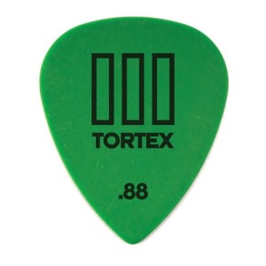 Dunlop Tortex III 0,88mm. Gitarrenplektrum