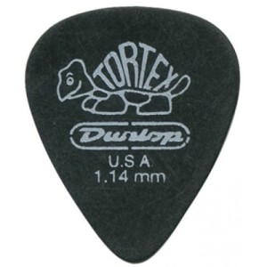 Dunlop Tortex Pitch Black 1,14mm. Gitarrenplektrum
