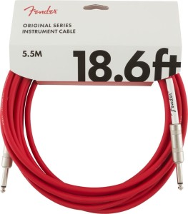 Fender Original 18,6' Fiesta Red Instrumentenkabel