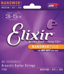 Elixir 11102 NW Medium Saiten für Westerngitarren 13-56