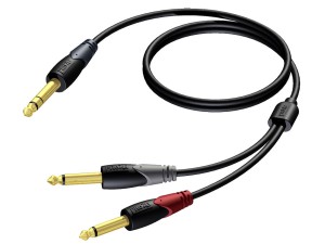Procab CLA721/3 Kabel Stereo-Klinke - 2xKlinke 3m