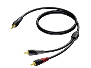 Procab CLA711/3 kabel mini jack stereo-2xRCA 3m