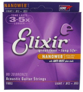 Elixir 11052 NW Light Saiten für Westerngitarren 12-53