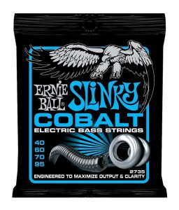 Ernie Ball 2735 Cobalt Saiten für Bassgitarren 40-95