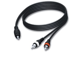 Procab CAB711/3 Kabel Stereo-Miniklinke - 2xRCA 3m