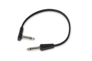 Rockboard Flat Patch Cable 20cm. BSA Black