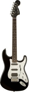 Squier Standard Fat Strat HSS Black & Chrome
