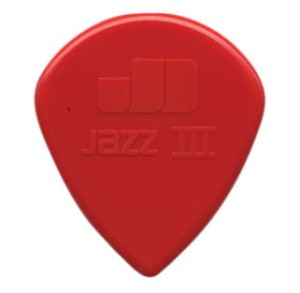 Dunlop Jazz III kostka gitarowa 1,38mm czerwona