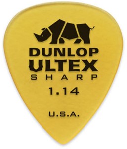 Dunlop Ultex Sharp 1,14mm. Gitarrenplektrum