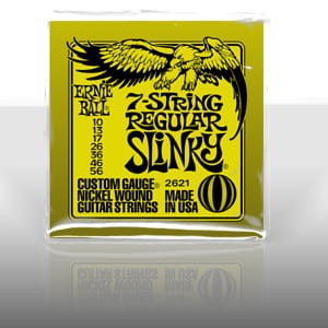 Ernie Ball 2621 NC-7 Saiten für E-Gitarren 10-56