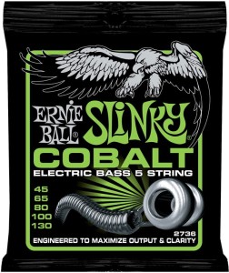 Ernie Ball 2736 Cobalt Saiten für Bassgitarren 45-130