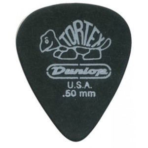 Dunlop Tortex Pitch Black 0,50mm. Gitarrenplektrum