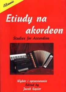 Książka "Etiudy na akordeon" J. Gąsior