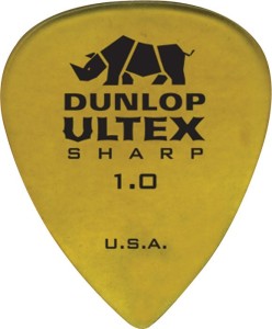 Dunlop Ultex Sharp 1,00mm. Gitarrenplektrum