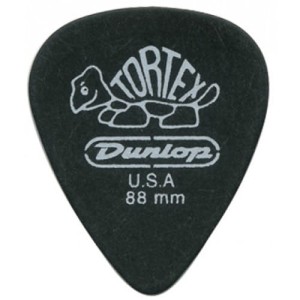 Dunlop Tortex Pitch Black 0,88mm. Gitarrenplektrum