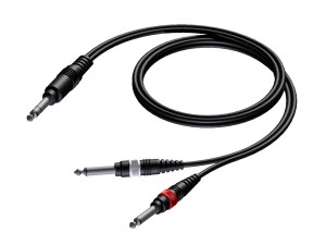 Procab CAB721/3 Kabel Stereo-Klinke - 2xKlinke 3m