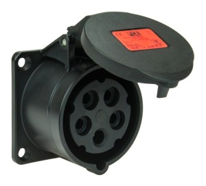 PCE 325-6x Gniazdo tablicowe 32A 5Pin 400V IP44