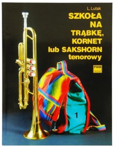 Książka "Szkoła na trąbkę, kornet" L. Lutak