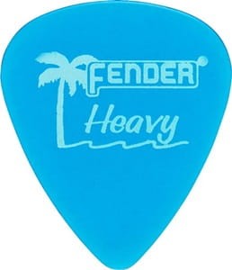 Fender California Clear Heavy Gitarrenplektrum