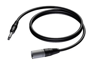 Procab CAB724/5 kabel XLRm - jack stereo 5m