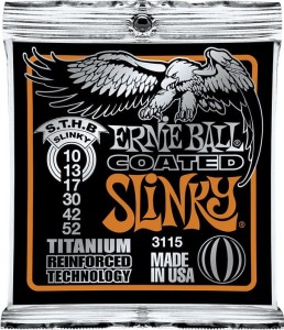 Ernie Ball 3115 Titanium Saiten für E-Gitarren 10-52